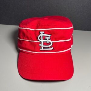 St. Louis Cardinals Melonwear Brown & Crouppen Retro Cap Hat Red